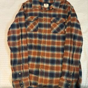 Men's VANS Flannel Button-Up Shirt